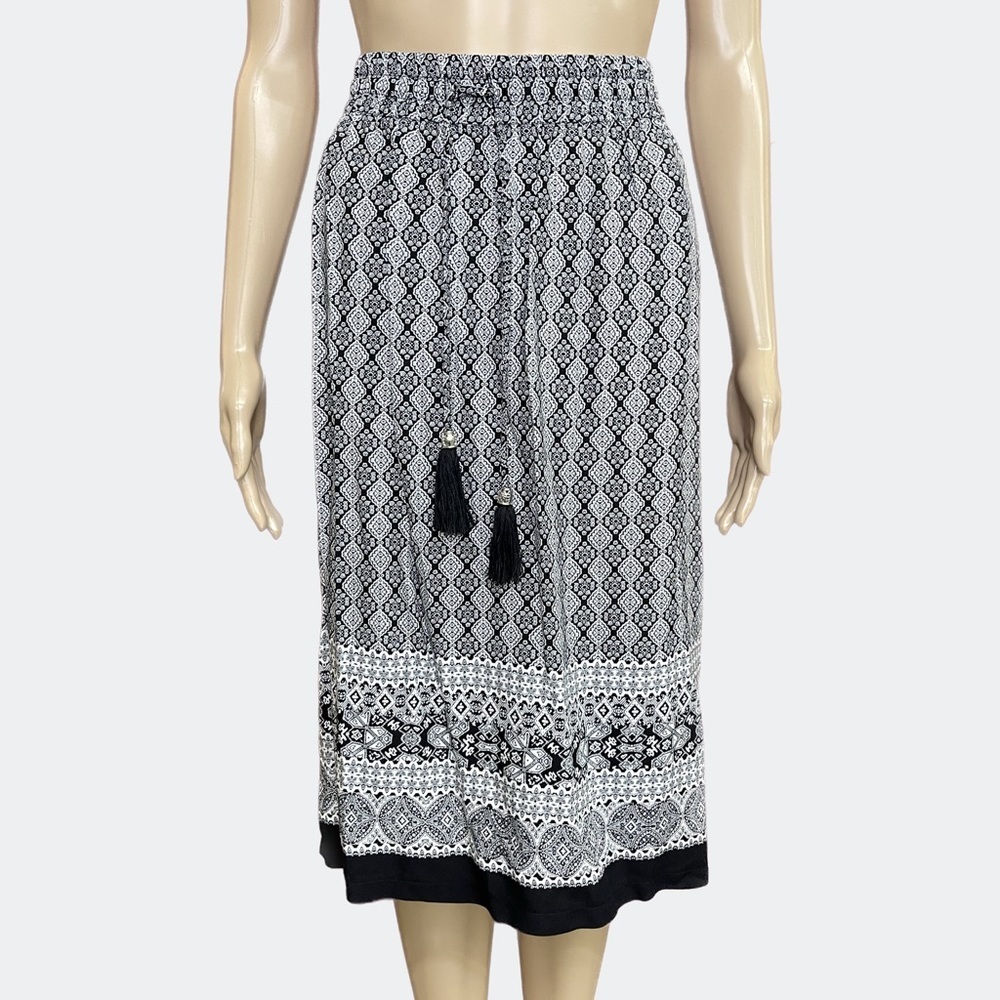 CJ Banks Drawstring Tassel Skirt Size 1X